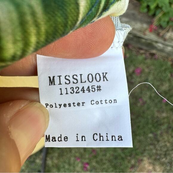 Misslook Horned Owl Graphic Zip Blue Blouse Women's Size Small - Picture 8 of 10